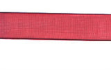 R4456L 16mm Maroon Nylon Sheer Ribbon