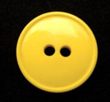 B8804 18mm Yellow Gloss 2 Hole Button - Ribbonmoon