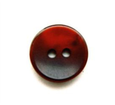 B13453 14mm Tonal Redwood Polyester 2 Hole Button - Ribbonmoon