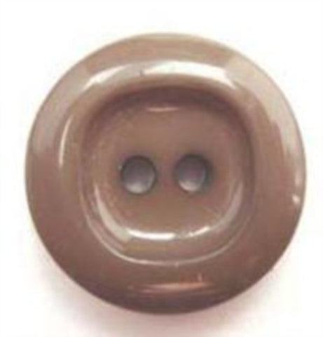 B5020 19mm Fawn Beige High Gloss 2 Hole Button - Ribbonmoon