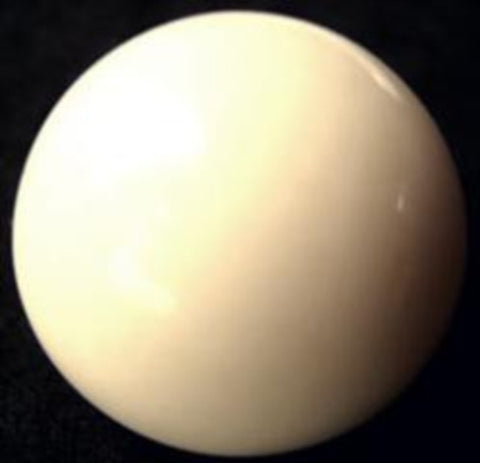 B10685 27mm Ivory Half Ball Glossy Button, Hole Built into the Back - Ribbonmoon