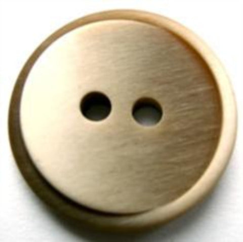 B17610 23mm Brown and Creams Matt 2 Hole Button - Ribbonmoon