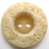 B12766 23mm Stone Beige Matt Stone Effect 2 Hole Button - Ribbonmoon