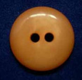 B4405 19mm Tonal Pale Orange Gloss and Domed 2 Hole Button - Ribbonmoon