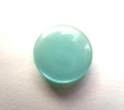 B11655 15mm New Turquoise Polyester Shank Button - Ribbonmoon