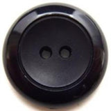 B6408 25mm Deep Navy Matt Centre 2 Hole Button - Ribbonmoon