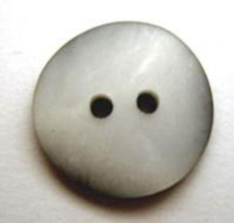 B6831 18mm Ice Grey Matt Sheen Chunky 2 Hole Button - Ribbonmoon