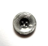 B10938 15mm Shimmery Tonal Grey 4 Hole Button - Ribbonmoon