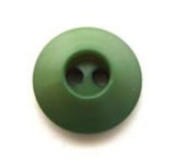 B6179 14mm Leaf Green Chunky Soft Sheen 2 Hole Button - Ribbonmoon