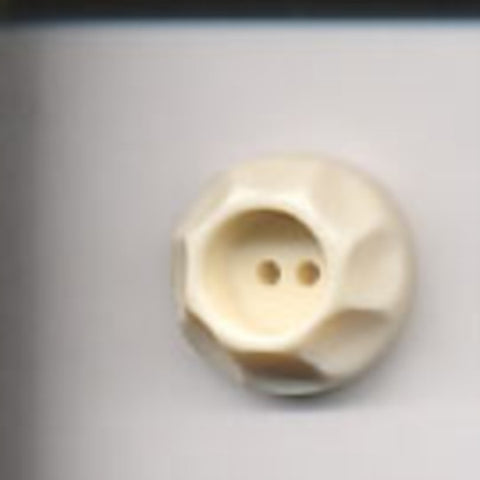 B6220 23mm Cream Chunky Bone Sheen 2 Hole Button - Ribbonmoon