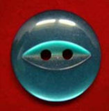 B4310 19mm Deep Kingfisher 2 Hole Polyester Fish Eye Button - Ribbonmoon