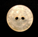 B7629 16mm Tonal Cream Pearlised 2 Hole Button - Ribbonmoon