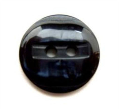 B13101 18mm Tonal Navy Pearlised 2 Hole Button - Ribbonmoon