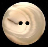 B6657 22mm Tonal Ivory Chunky Bone Sheen 2 Hole Button - Ribbonmoon