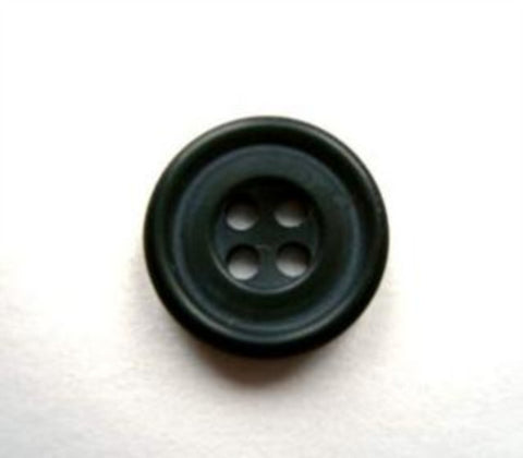 B16714 15mm Charcoal Grey Soft Sheen 4 Hole Button - Ribbonmoon