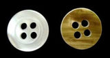 B2309 13mm Reversible Green 4 Hole Button - Ribbonmoon