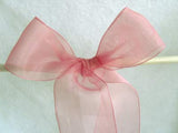 R5675 39mm Dusky Pink Sheer Ribbon - Ribbonmoon