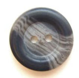 B5072 17mm Blue Greys Soft Sheen 2 Hole Button - Ribbonmoon