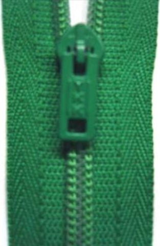 Z3414 YKK 56cm Shamrock Green Nylon Pin Lock No.3 Closed End Zip - Ribbonmoon