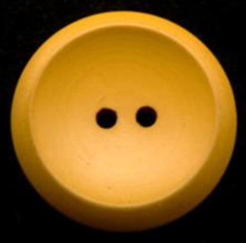 B10345 22mm Dull Buttercup Matt 2 Hole Button - Ribbonmoon