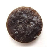 B11175 20mm Brown 2 Hole Button with a Textured Stone Effect Surface