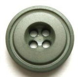 B7492 19mm Pale Linden Green Matt Ring, Glossy Centre 4 Hole Button - Ribbonmoon