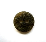 B16644 14mm Tonal Dark Greens Textured 2 Hole Button - Ribbonmoon