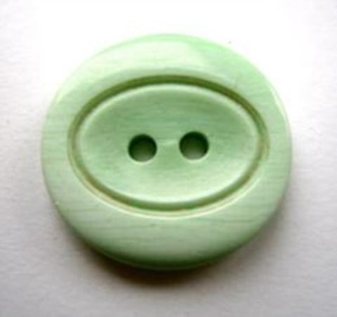 B17703 20mm Frosted Mint Green Gloss 2 Hole Button - Ribbonmoon