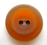 B6626 18mm Deep Honey Casein Formaldehyde Dull Sheen 2 Hole Button - Ribbonmoon