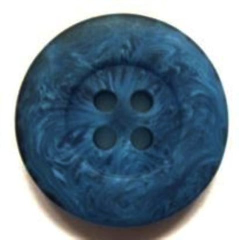 B6466 20mm Tonal Dodger Blue Bone Sheen 4 Hole Button - Ribbonmoon