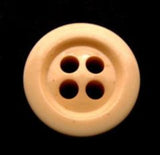 B10575 18mm Glossy Rich Cream 4 Hole Button - Ribbonmoon