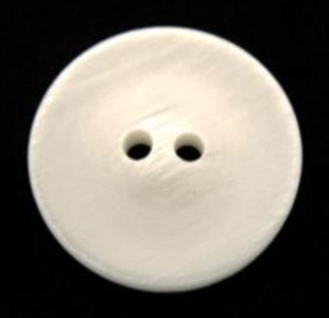  B9901 20mm Bridal White 2 Hole Button with a Subtle Shimmer