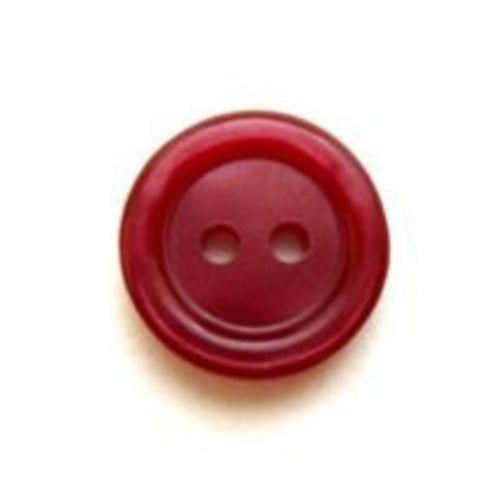 B8123 14mm Tonal Deep Claret 2 Hole Button - Ribbonmoon