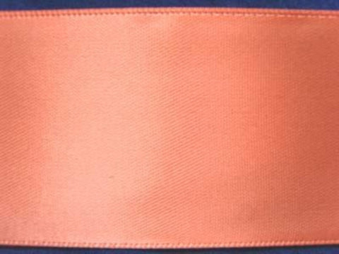 R3834L 39mm Apricot Double Face Satin Ribbon by Offray