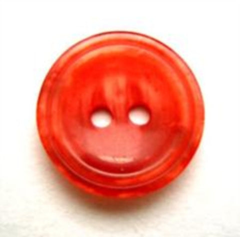 B14058 18mm Tonal Flame Orange Shimmery 2 Hole Button - Ribbonmoon