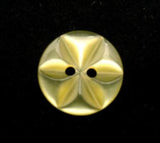 B11960 16mm Yellow 2 Hole Polyester Star Button - Ribbonmoon