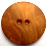 B12635 22mm Tonal Burnt Old Gold 2 Hole Button with a Slight Iridescence - Ribbonmoon