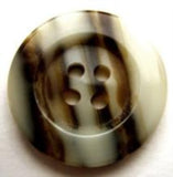 B11308 22mm Marble Effect Browns and Natural 4 Hole Button - Ribbonmoon