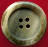 B3030 28mm Grey Beige Aaran Matt Centre 4 Hole Button - Ribbonmoon