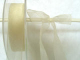 R6111 16mm Bridal White Nylon Super Sheer Ribbon By Berisfords - Ribbonmoon