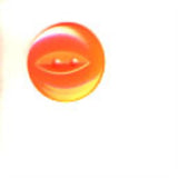 B16856 19mm Fluorescent Orange Polyester Fish Eye 2 Hole Button - Ribbonmoon