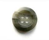 B17510 15mm Mid and Pale Greys Bone Sheen 4 Hole Button - Ribbonmoon