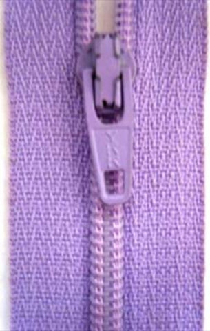 Z3649 YKK 46cm Lilac Nylon No.3 Closed End Zip - Ribbonmoon