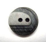 B15991 18mm Frosted Greys Chunky Matt 2 Hole Button