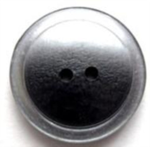 B6883 23mm Tonal Black and Grey Shimmery Pearlised 2 Hole Button - Ribbonmoon