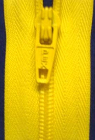 Z1457 25cm Yellow Nylon No.3 Closed End Zip - Ribbonmoon