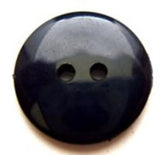 B7535 19mm Navy High Gloss 2 Hole Button - Ribbonmoon