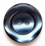 B5061 20mm Tonal Yale Blue Pearlised 2 Hole Button - Ribbonmoon