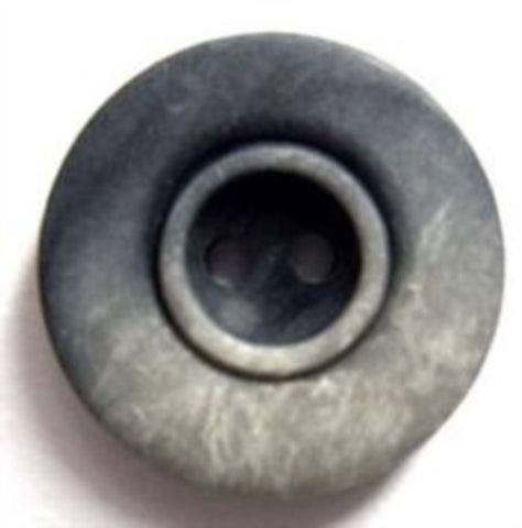 B6915 20mm Frosted Dark Grey Matt 2 Hole Button