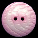 B15409 23mm Tonal Rose Pink Gloss Nylon 2 Hole Button - Ribbonmoon